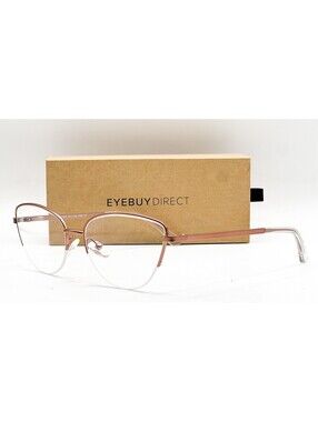 Eyebuydirect Star C02 Brown Authentic Eyeglasses W Case 55-16-140